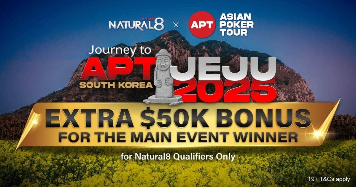 Journey to APT Jeju 2025 - $50K Bonus for the Main Event Winner